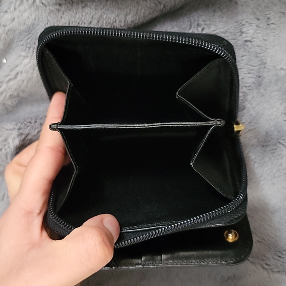 Moschino Redwall vintage black drawstring purse and matching wallet - Picture 7 of 16